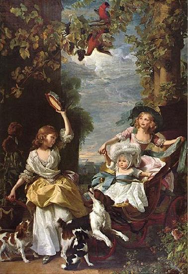 John Singleton Copley The Three Youngest Daughters of King George III China oil painting art